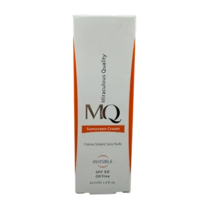 کرم ضد آفتاب فاقد چربی بی رنگ SPF 50 ام کیو | MQ Sunscreen Cream Oil Free SPF 50