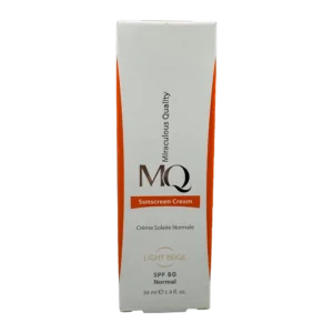 کرم ضد آفتاب نرمال بژ روشن SPF 50 ام کیو | MQ Sunscreen Cream Light Beige Normal SPF 50