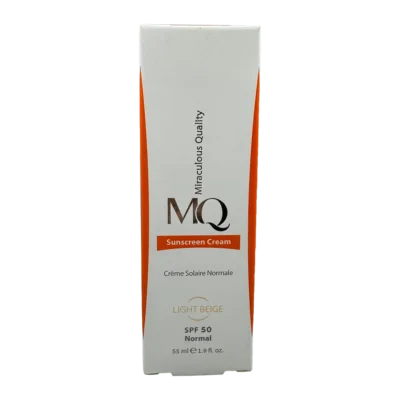 کرم ضد آفتاب نرمال بژ روشن SPF 50 ام کیو | MQ Sunscreen Cream Light Beige Normal SPF 50