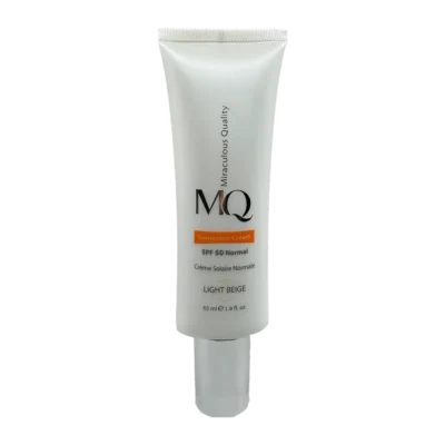 کرم ضد آفتاب نرمال بژ روشن SPF 50 ام کیو | MQ Sunscreen Cream Light Beige Normal SPF 50