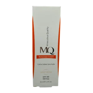 کرم ضد آفتاب فاقد چربی SPF 50 بژ روشن ام کیو | MQ Sunscreen Cream SPF 50 Light Beige