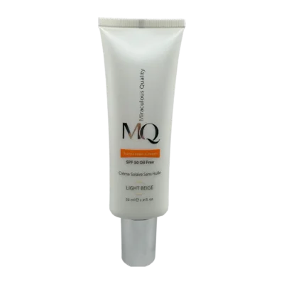 کرم ضد آفتاب فاقد چربی SPF 50 بژ روشن ام کیو | MQ Sunscreen Cream SPF 50 Light Beige