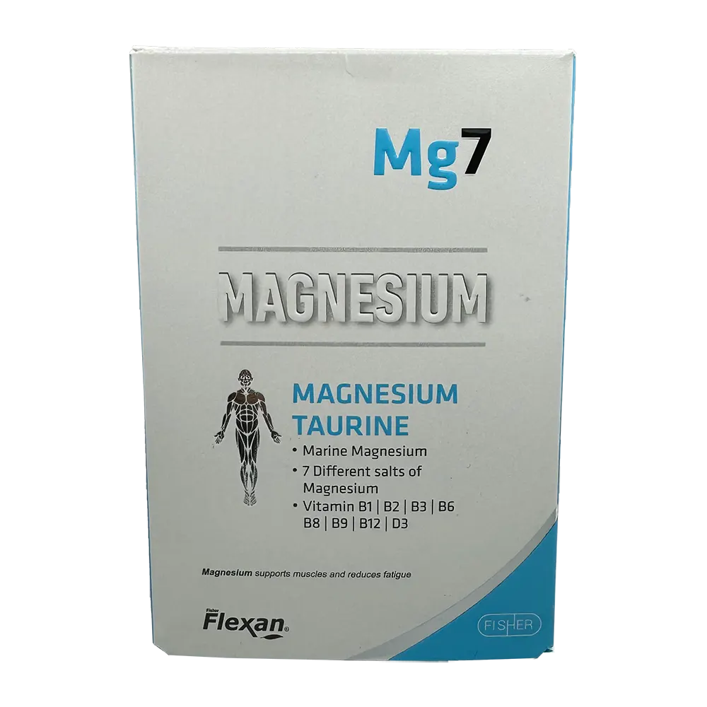 قرص منیزیم 7 فیشر فلکسان | Fisher Flexan Magnesium 7 Tab