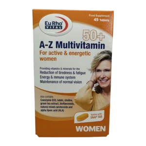 قرص A-Z مولتی ویتامین بالای 50 سال بانوان یوروویتال