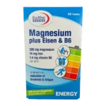 قرص منیزیم پلاس آیزن و ب6 یوروویتال