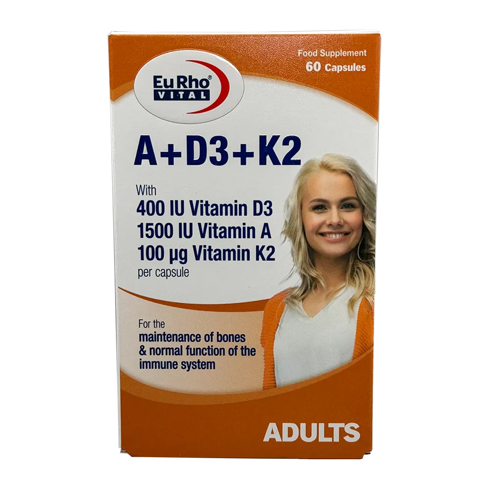 سافت ژل آ+د3+کا2 یوروویتال