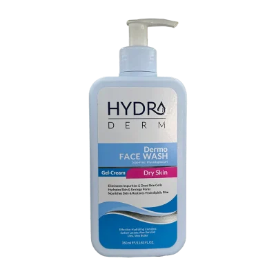 ژل شستشوی صورت درمو واش پوست خشک و حساس هیدرودرم