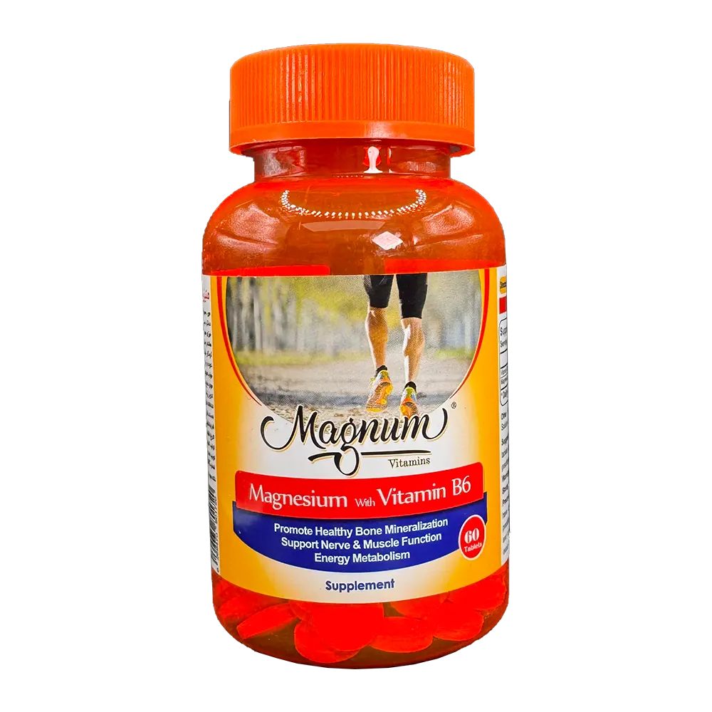 قرص منیزیم و ویتامین ب6 مگنوم ویتامینز