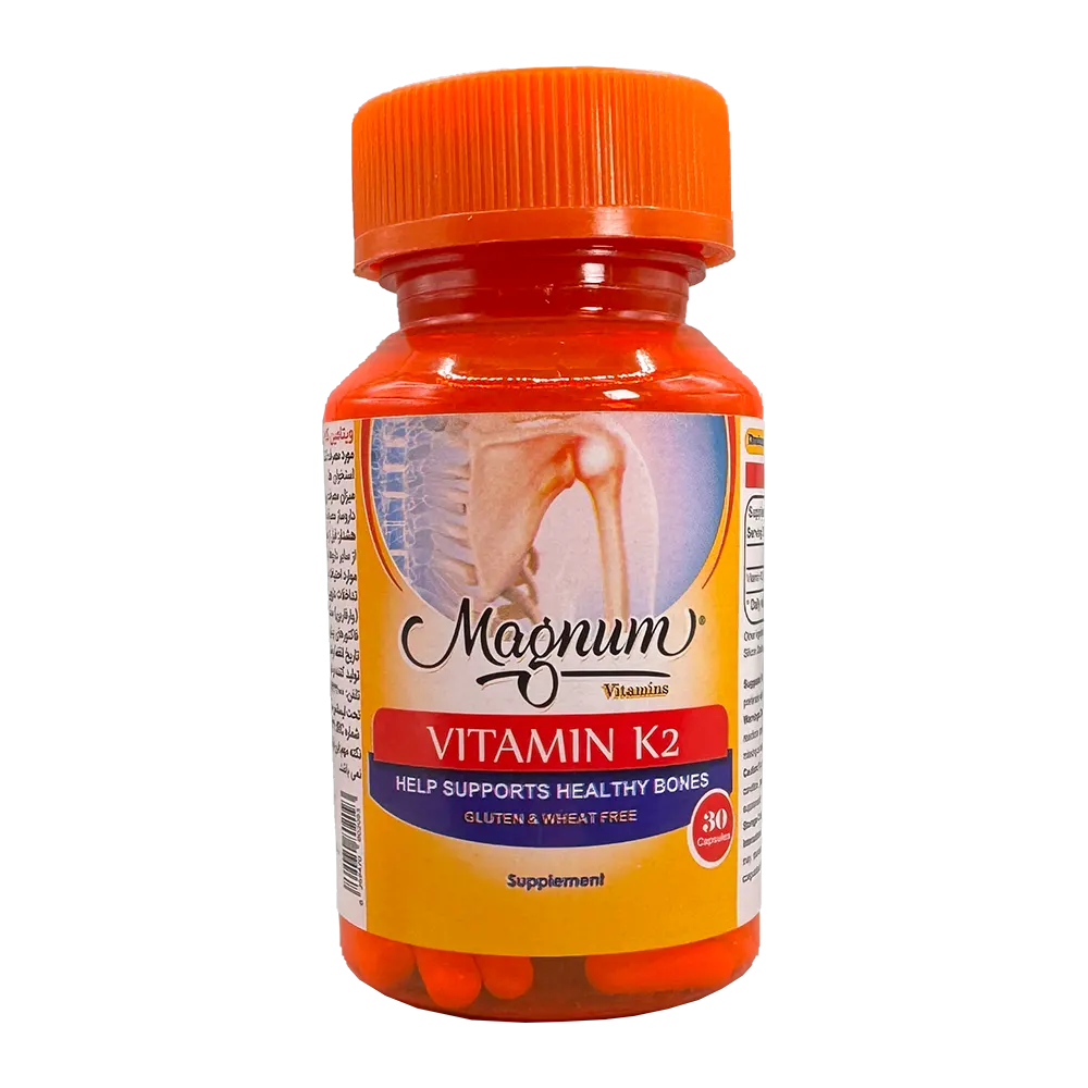کپسول ویتامین کا2 مگنوم ویتامینز
