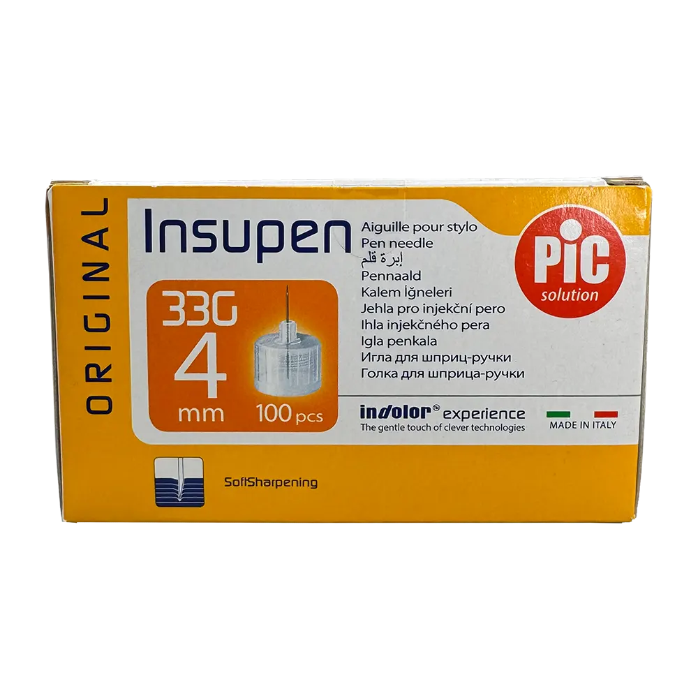 Pic Solution Insulin Pen Needle33G 4mm