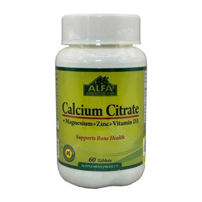 قرص کلسیم سیترات آلفا ویتامینز