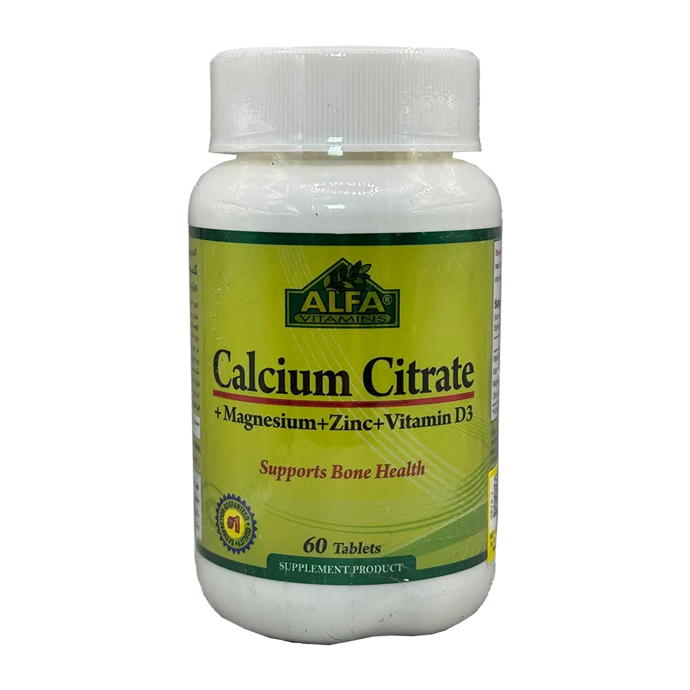 قرص کلسیم سیترات آلفا ویتامینز