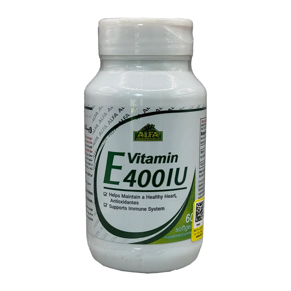 سافت ژل ویتامین ای 400 آلفا ویتامینز