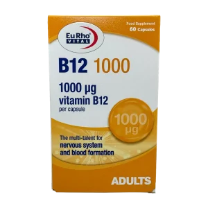 کپسول ویتامین ب12 یوروویتال 1000 میکروگرم