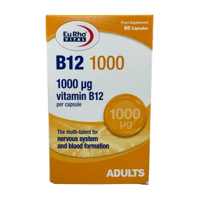 کپسول ویتامین ب12 یوروویتال 1000 میکروگرم