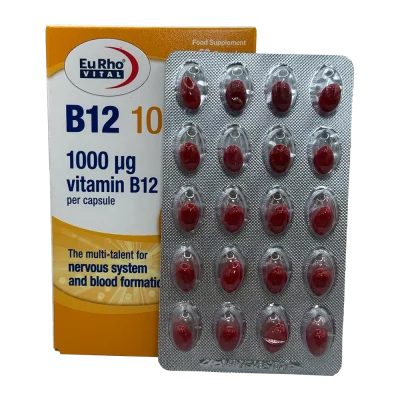 کپسول ویتامین ب12 یوروویتال 1000 میکروگرم