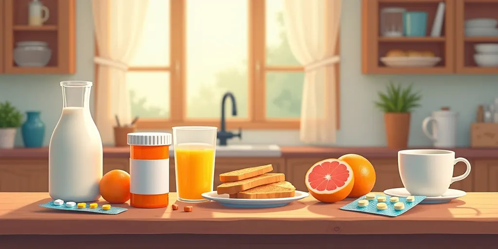 تداخل دارو با غذا و نوشیدنی