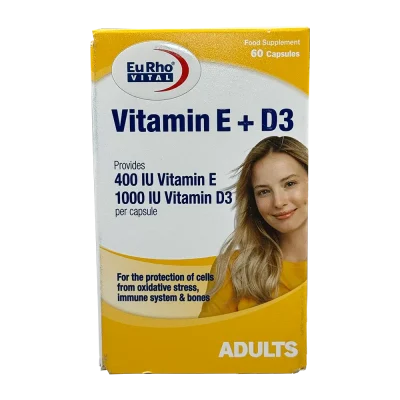 سافت ژل ویتامین ای و د3 یوروویتال