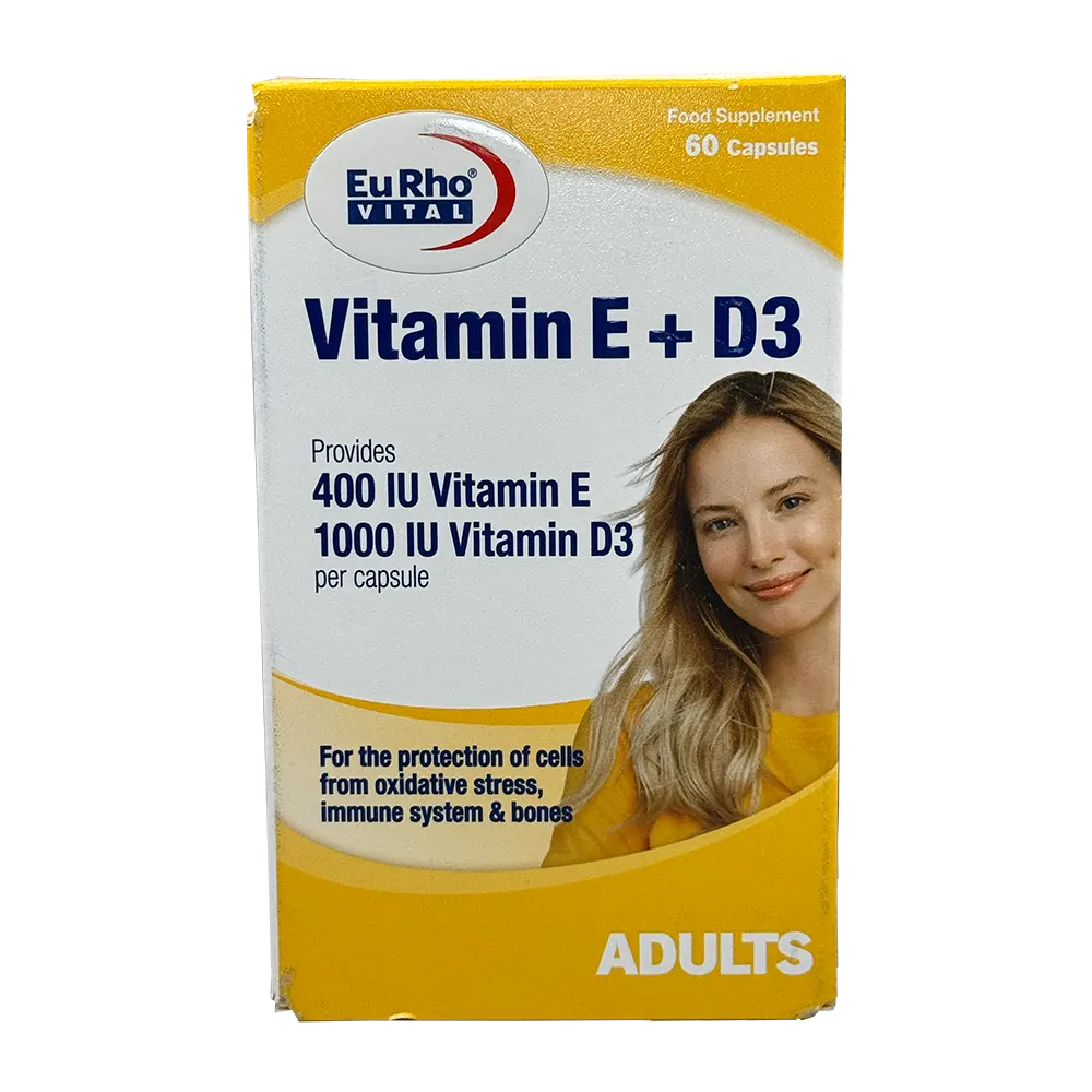 سافت ژل ویتامین ای و د3 یوروویتال