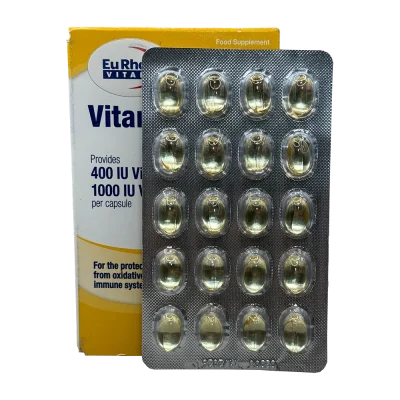 سافت ژل ویتامین ای و د3 یوروویتال