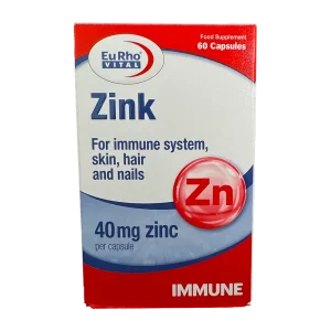 کپسول زینک 40 میلی گرم یوروویتال