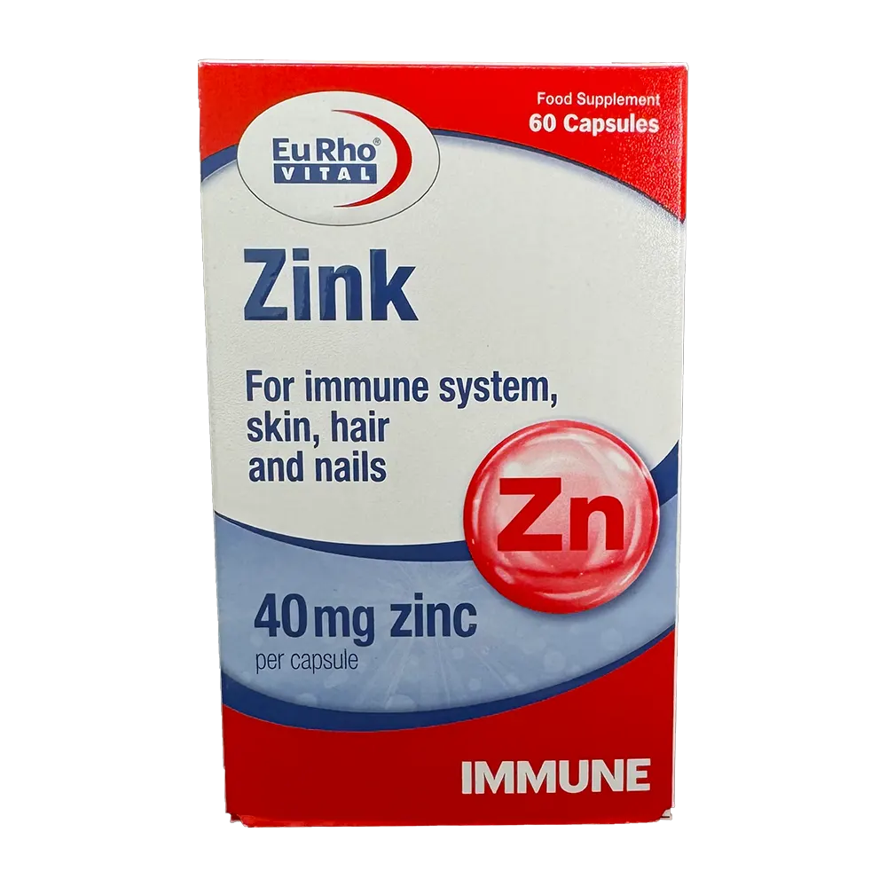کپسول زینک 40 میلی گرم یوروویتال
