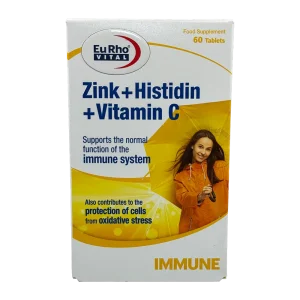 قرص زینک+هیستیدین+ویتامین سی یوروویتال