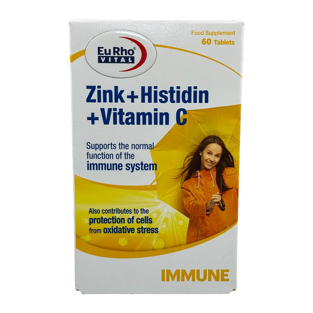 قرص زینک+هیستیدین+ویتامین سی یوروویتال