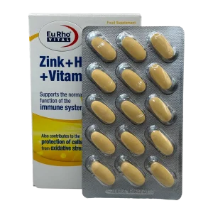 قرص زینک+هیستیدین+ویتامین سی یوروویتال
