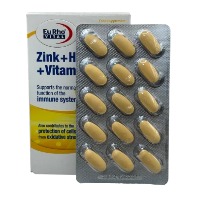 قرص زینک+هیستیدین+ویتامین سی یوروویتال