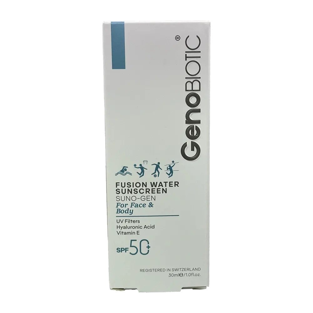 genobiotic-fusion-water-sunscreen1 ضد آفتاب فیوژن واتر ژنوبایوتیک