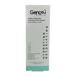 کرم رطوبت رسان و دتوکسیفای کننده دست پوست نرمال و چرب ژنوبایوتیک